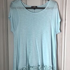 Freshman high-low top!